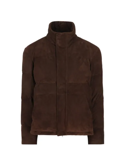 Tod's suede padded coat