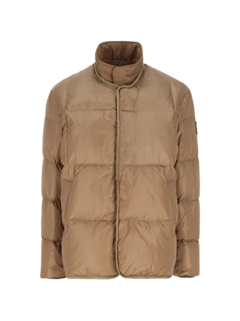 Tod's logo-patch quilted coat