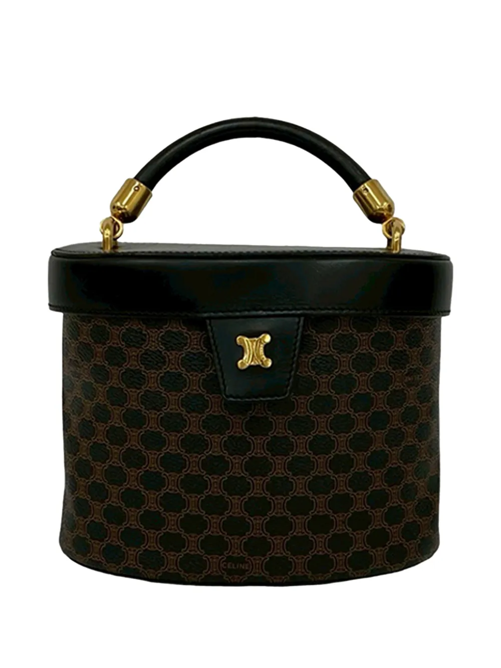 Celine Pre-Owned Trousse Macadam in tela cerata 1996 - Nero