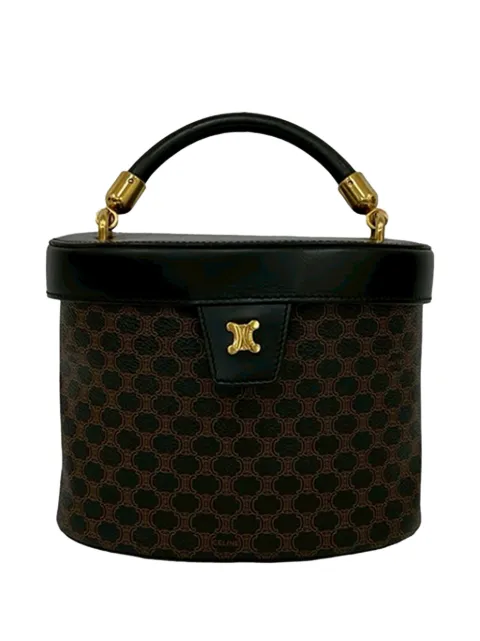 Celine Pre-Owned cosmetiquera Macadam de lona revestida 1996