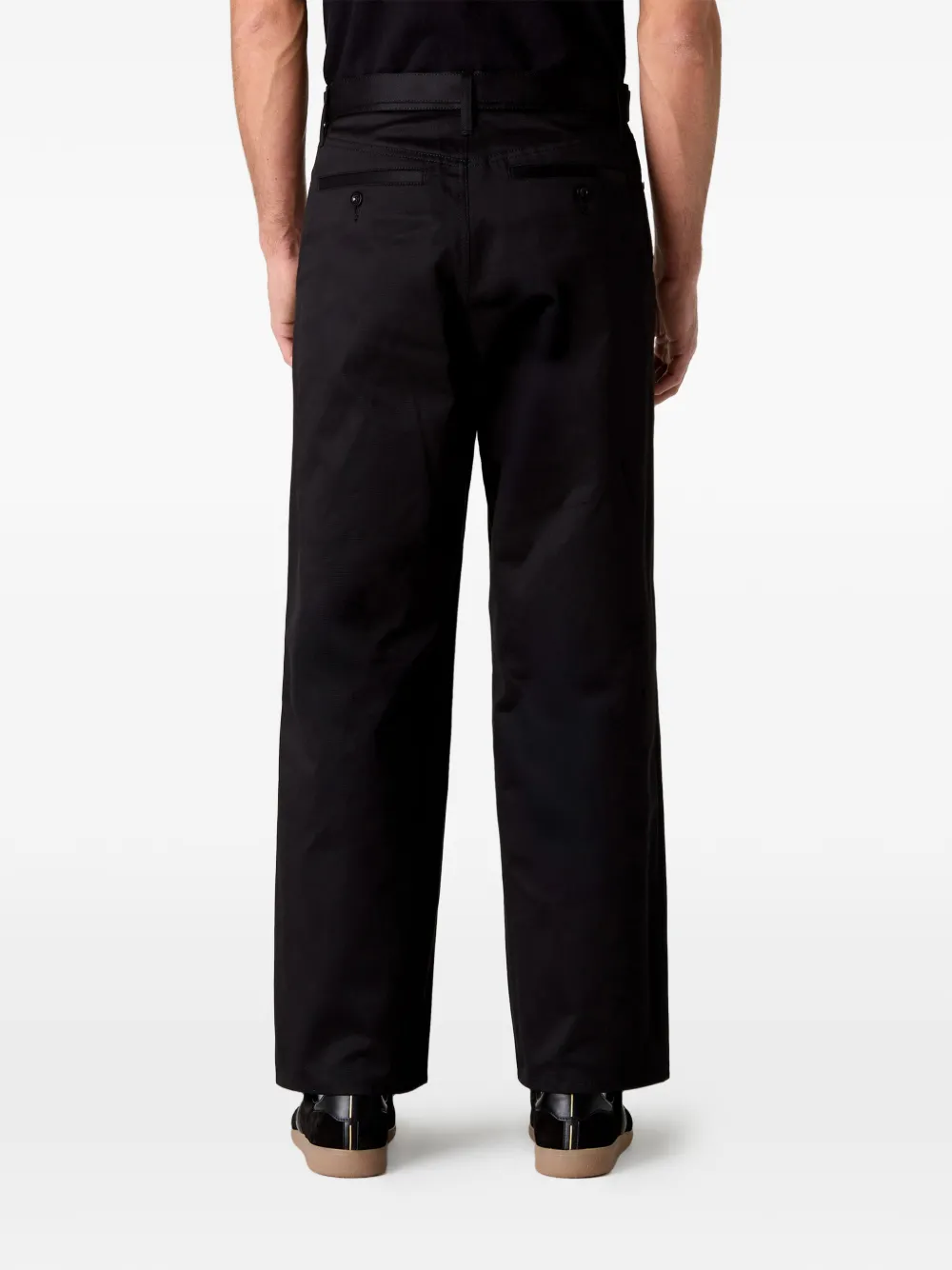 sacai Chino met ceintuur Zwart