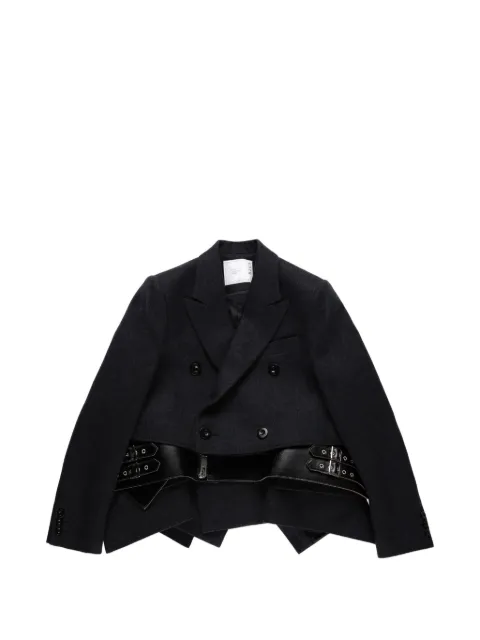 sacai wool jacket