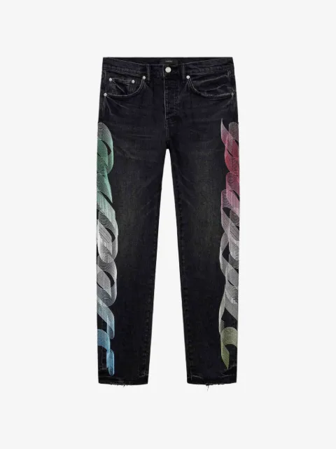 Purple Brand jean P005 à logo dégradé