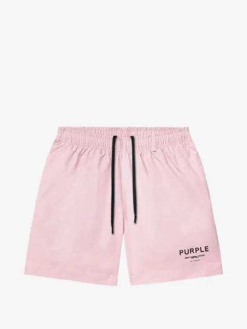 Purple Brand drawstring swim shorts
