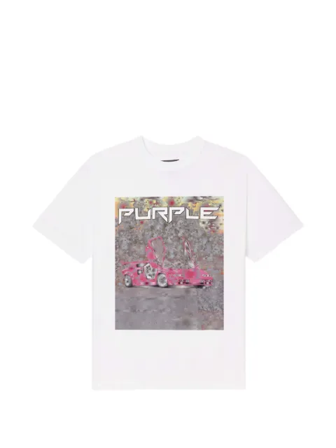 Purple Brand crew-neck T-shirt