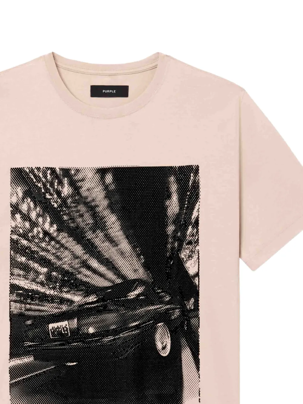 Purple Brand T-shirt met grafische print Roze