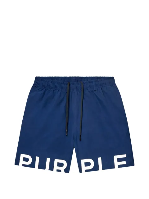 Purple Brand short à logo imprimé