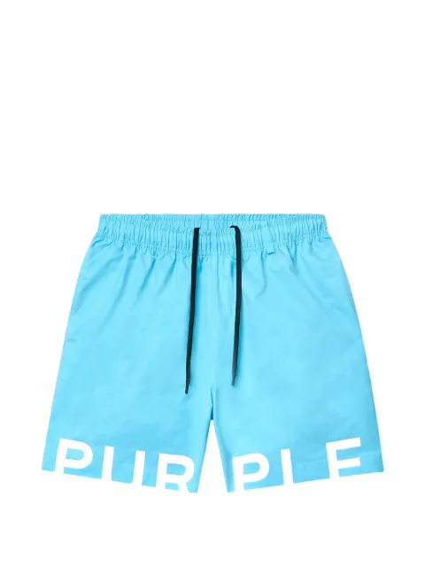 Purple Brand shorts con cordones en la pretina