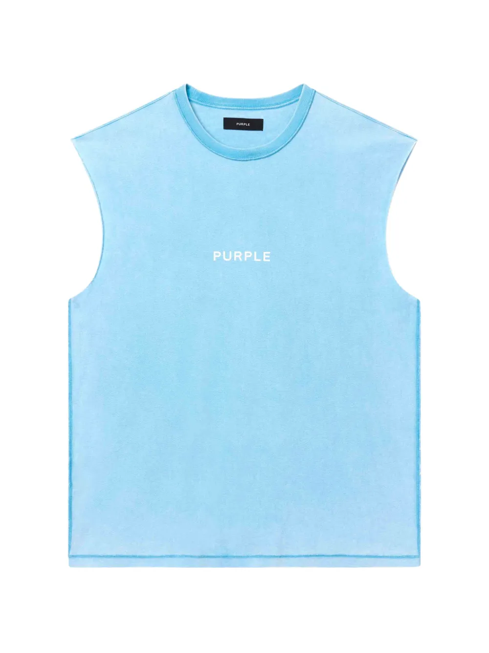 Purple Brand T-shirt smanicata girocollo - Blu