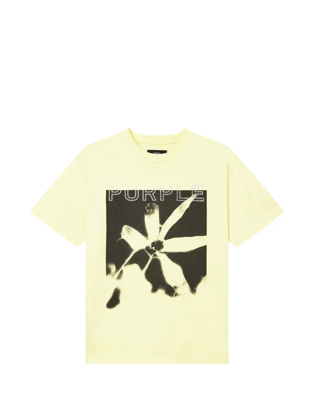 Purple Brand T-shirt con grafica - Giallo