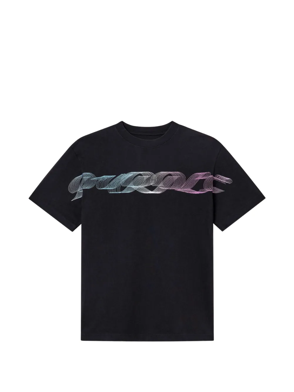 Purple Brand T-shirt con logo - Nero
