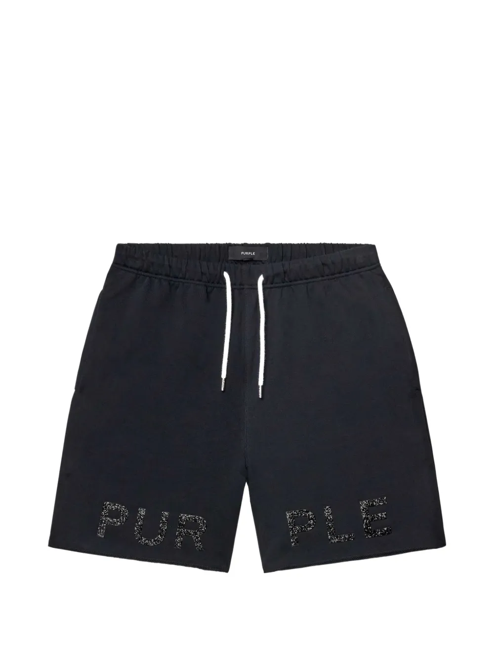 Purple Brand Shorts sportivi con coulisse - Nero