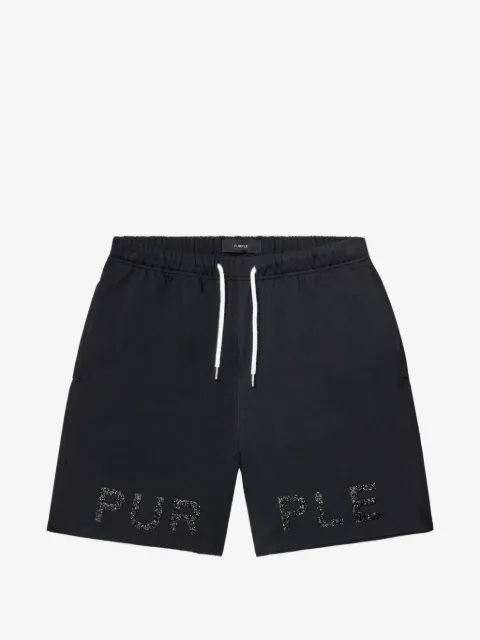 Purple Brand drawstring running shorts