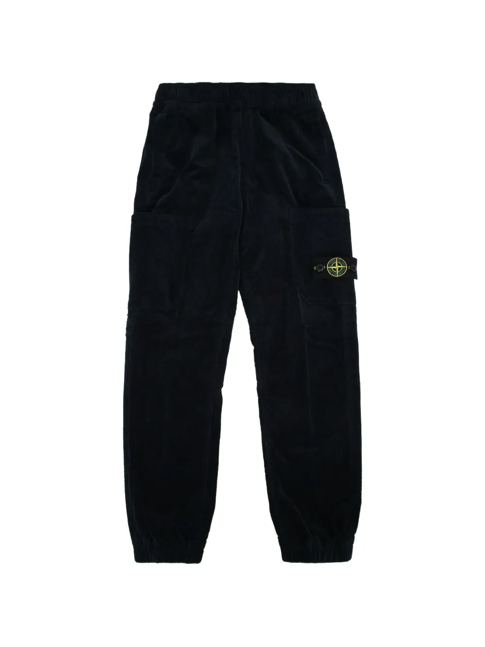 Stone Island Junior logo-detail cargo pants - Blu