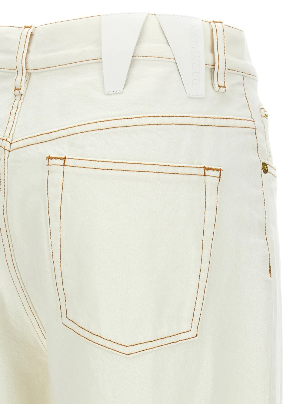 DARKPARK Marion jeans met ceintuur en zak Beige