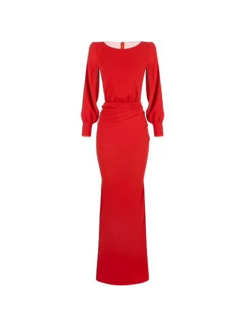Elisabetta Franchi Red Carpet padded maxi dress