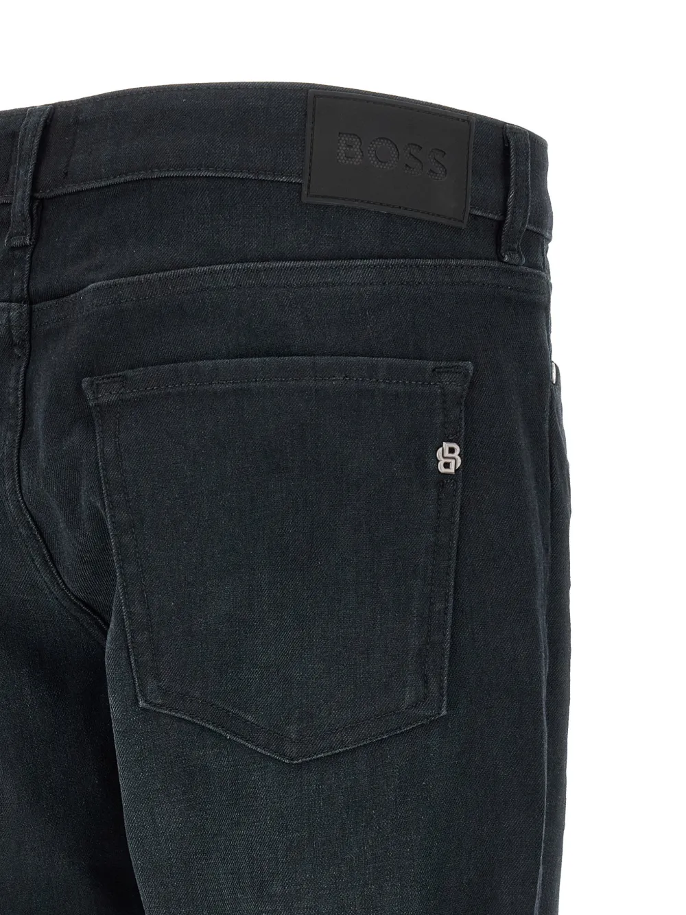 BOSS Delaware Blue slim-fit denim jeans Blauw