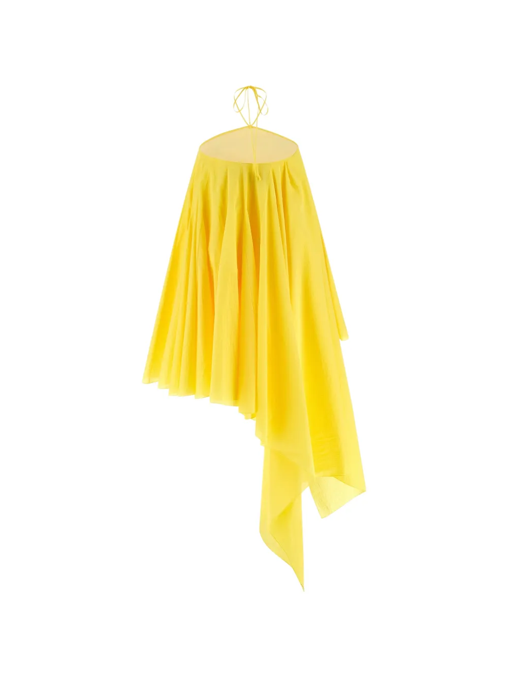 Jacquemus La Robe asymmetrische jurk Geel