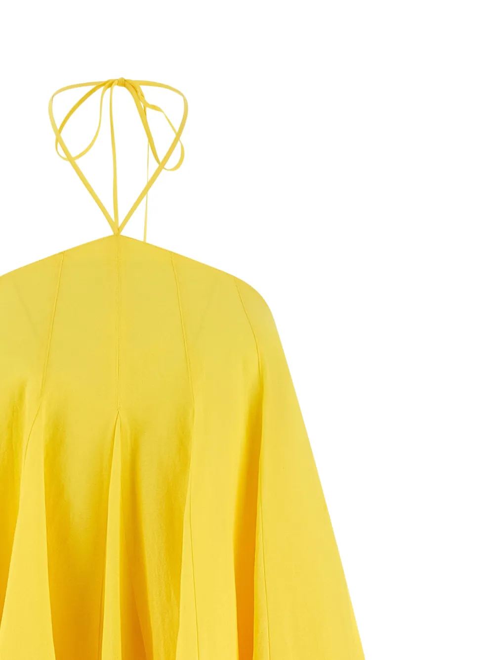 Jacquemus La Robe asymmetrische jurk Geel