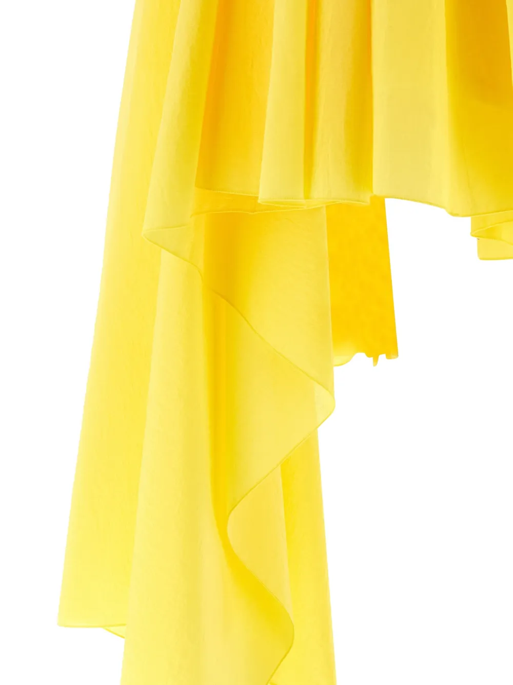 Jacquemus La Robe asymmetrische jurk Geel