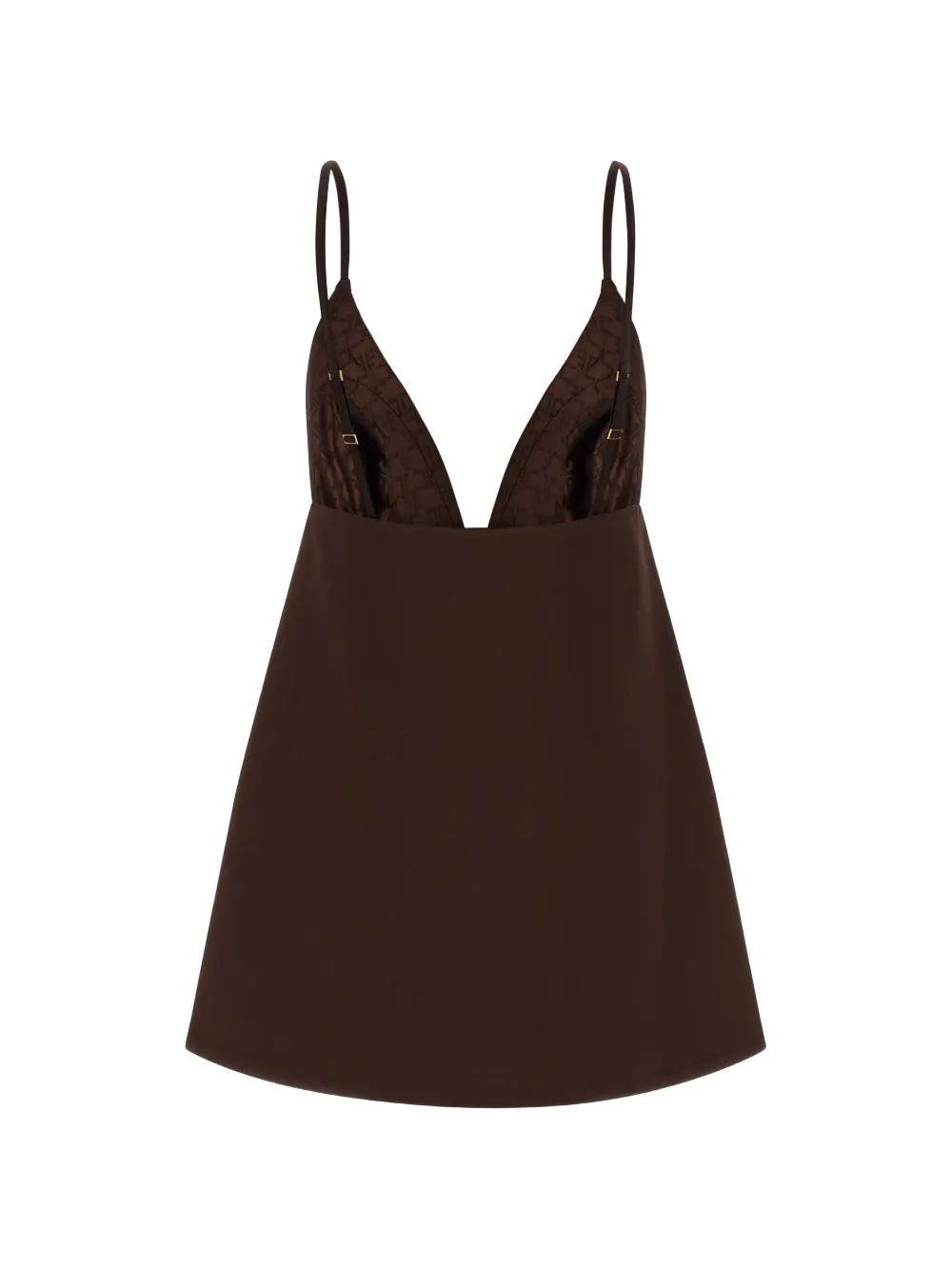 Duchesse V-Neck Mini Dress