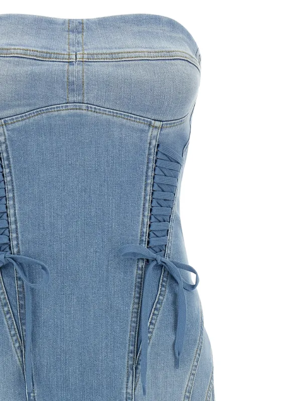 elisabetta franchi denim dress Denim dress