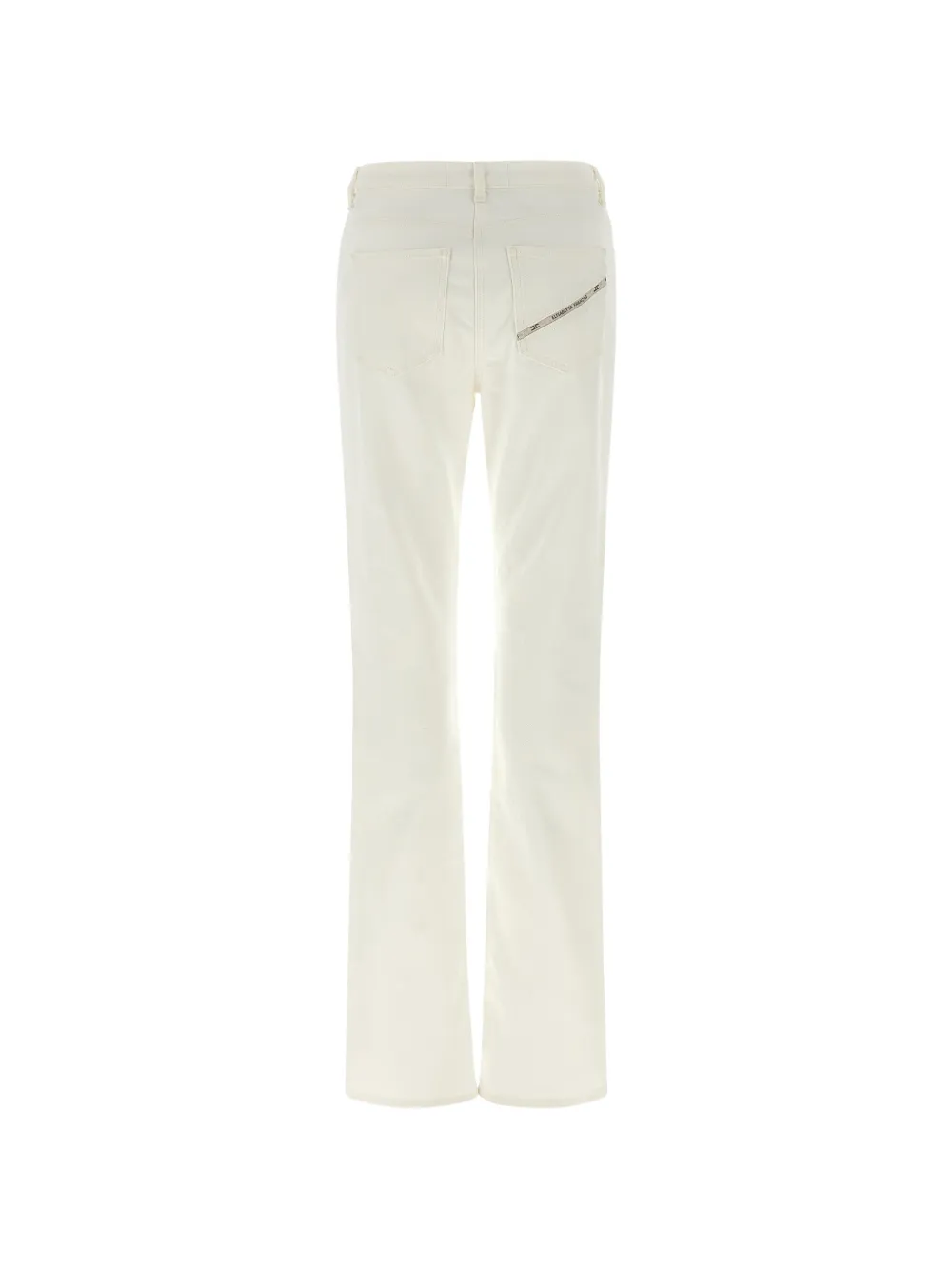 Belt-Loop Padlock-Detail Trousers