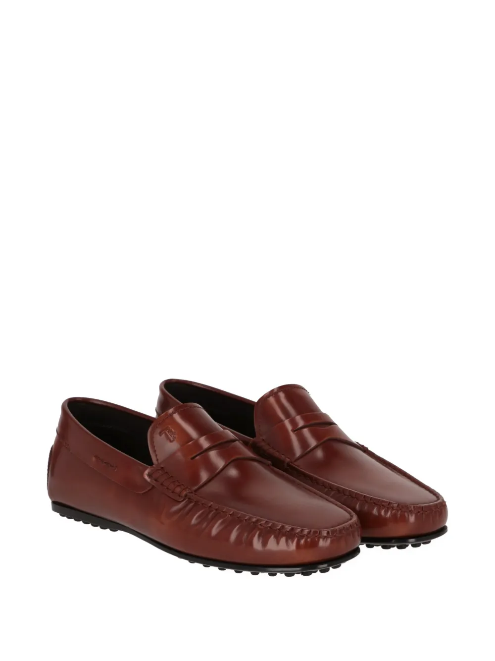 Tod's Gommino leather loafers Bruin