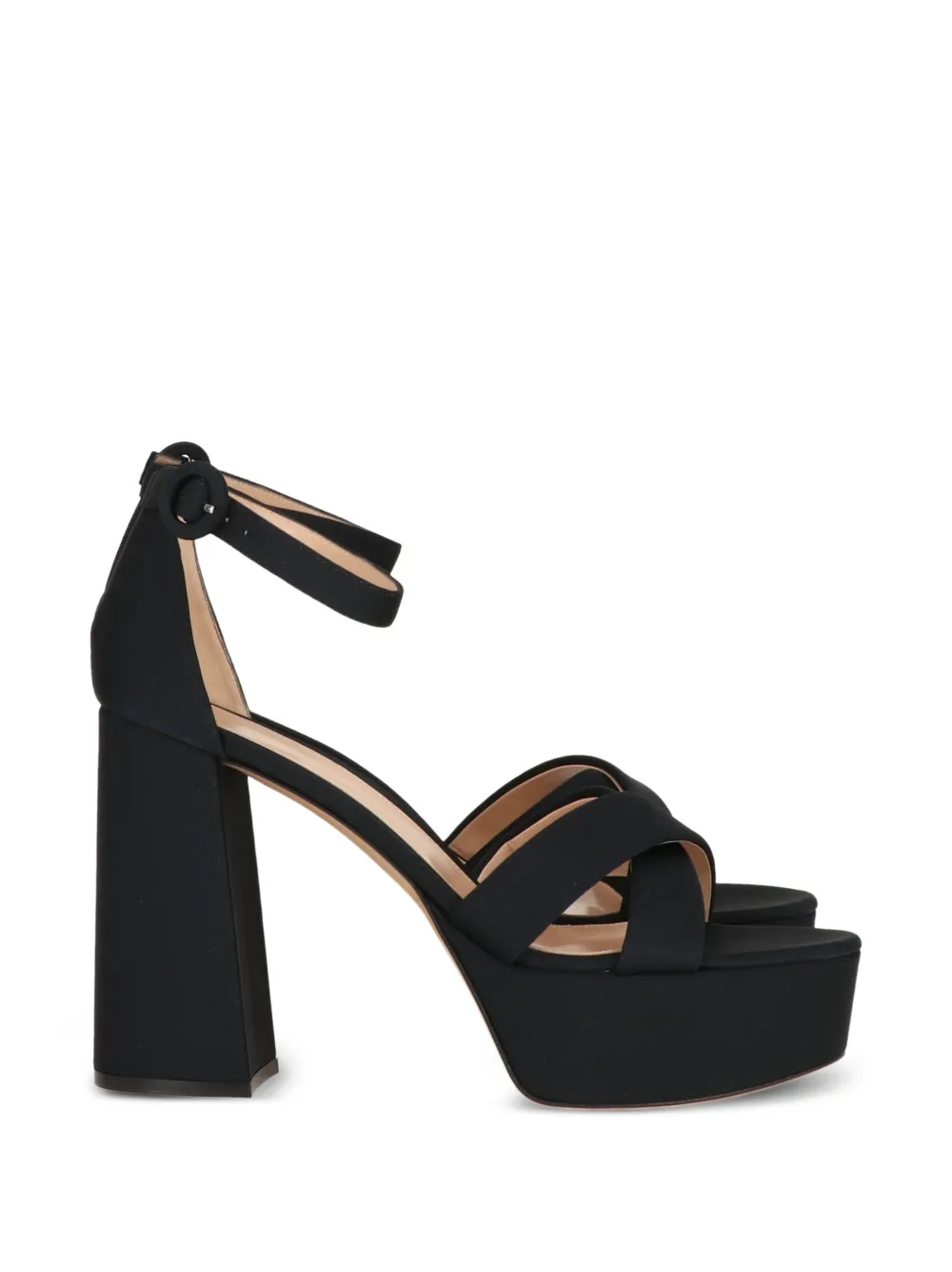 Gianvito Rossi ankle-strap platform sandals Zwart