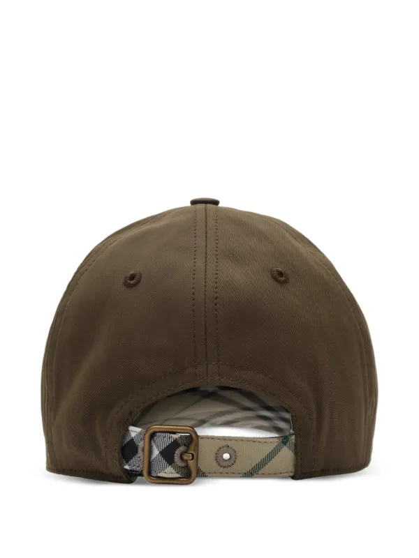 Burberry Gabardine Baseball Cap | Green | FARFETCH