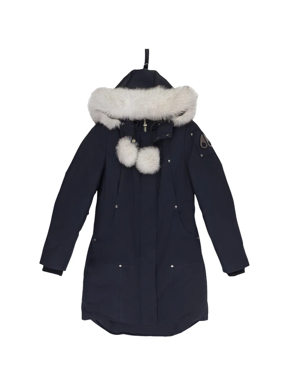 Moose Knuckles Parka con cappuccio - Blu