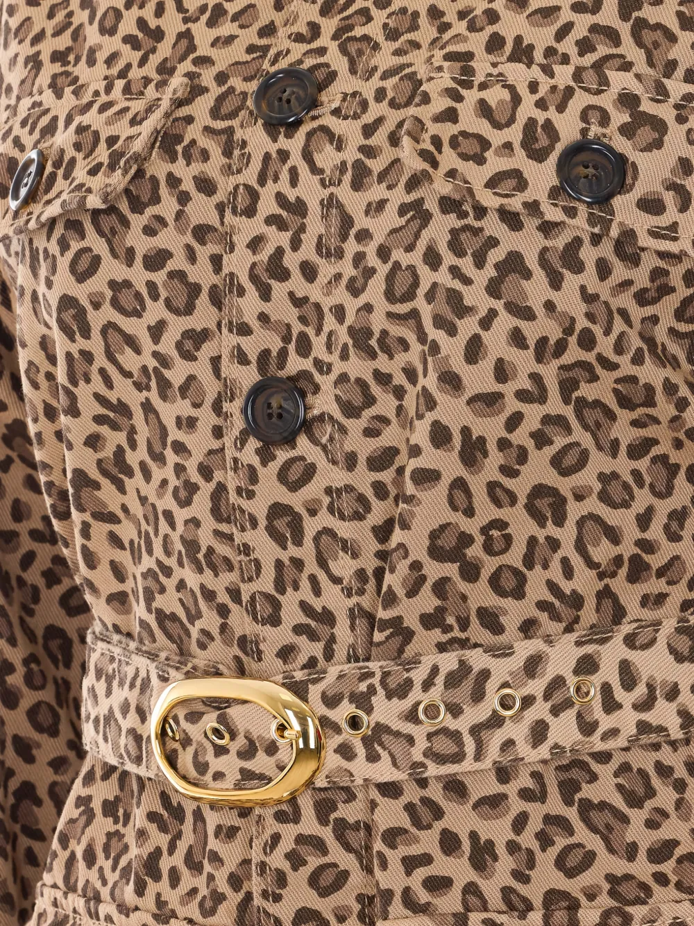  Twinset Leopard-pattern Jacket - Neutrals 