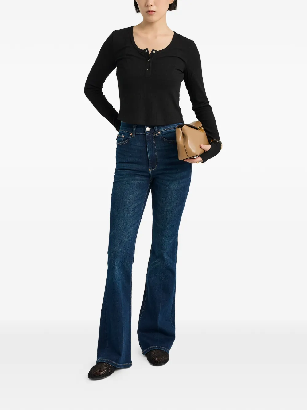  Dl1961 Vaqueros Bootcut De Talle Alto - Azul 