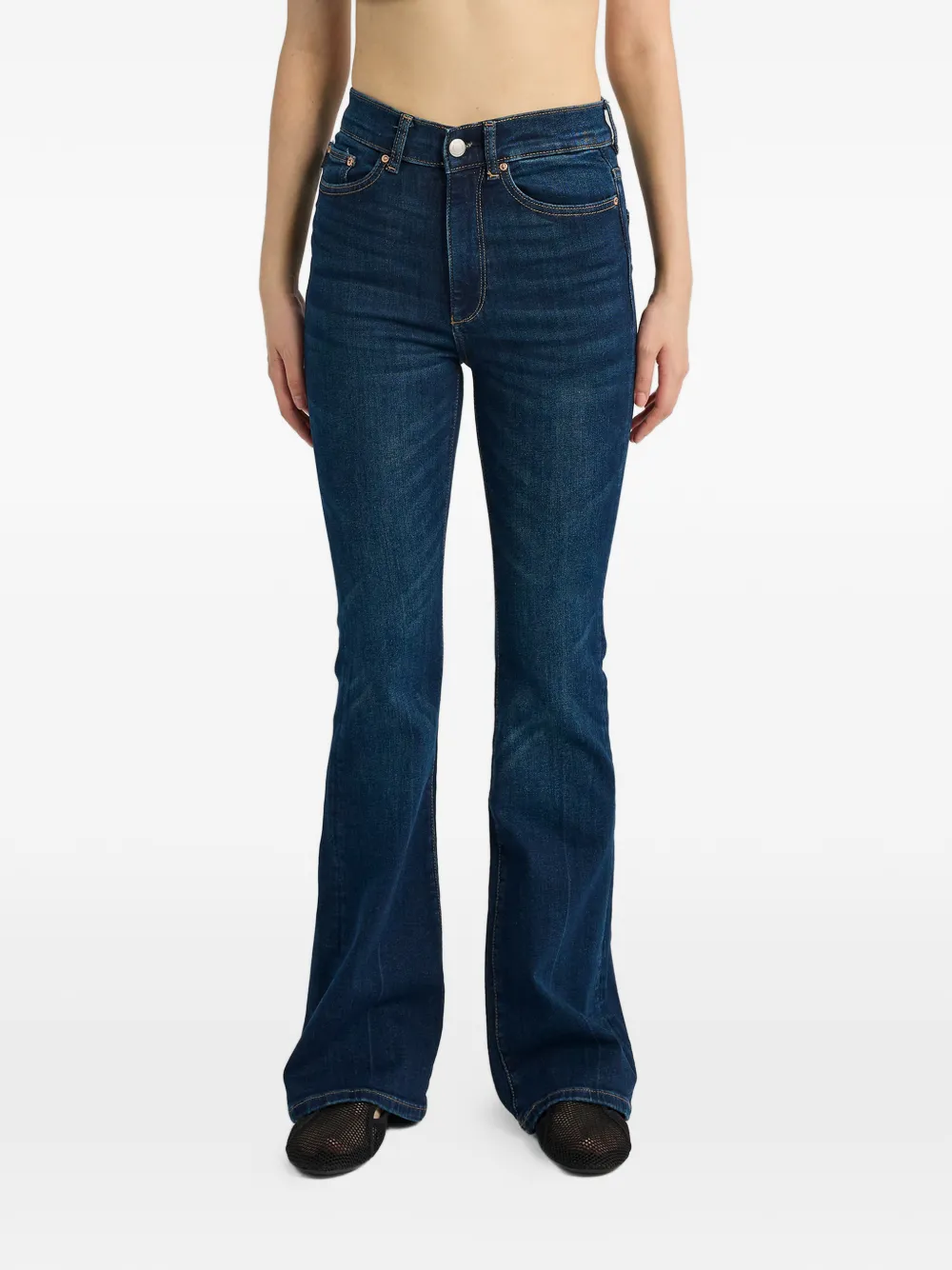 DL1961 high-rise bootcut jeans - Blu