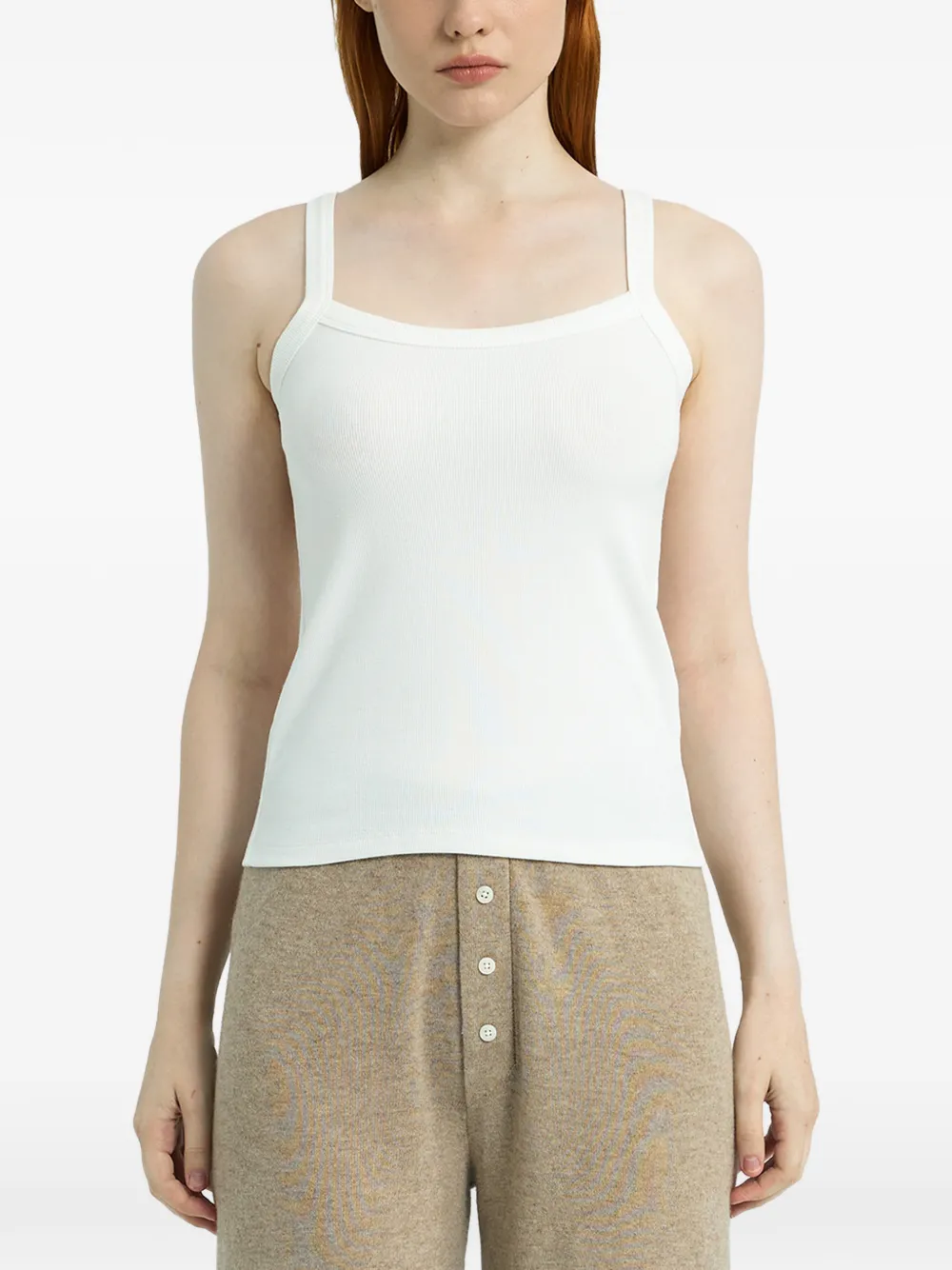 DL1961 ribbed tank top - Bianco