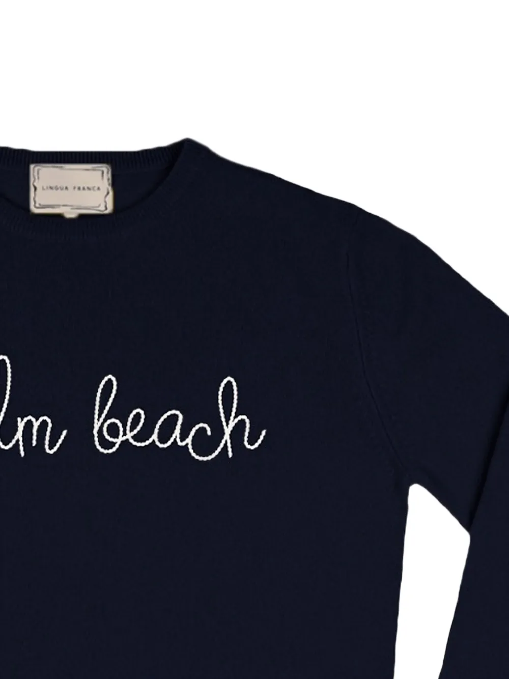  Lingua Franca Crew-neck Sweater - Blue 