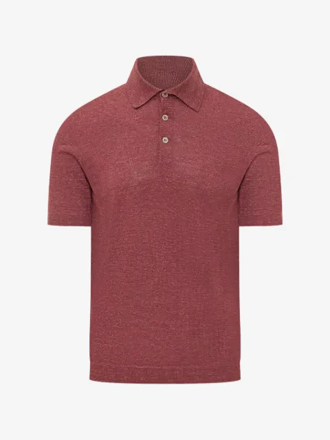 Brunello Cucinelli playera tipo polo con botones