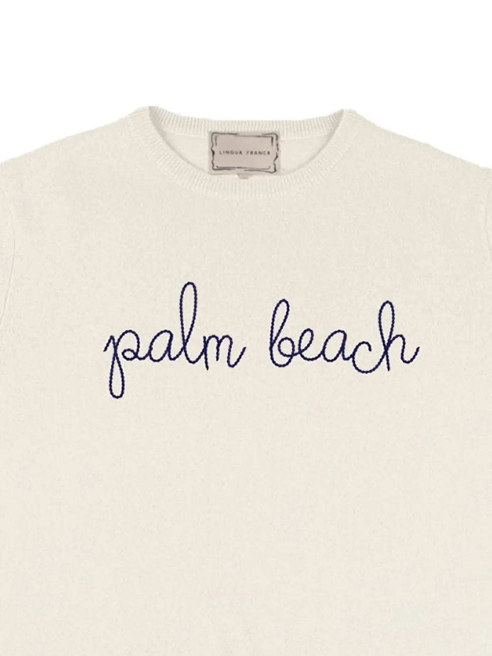  Lingua Franca Crew-neck Sweater - Neutrals 