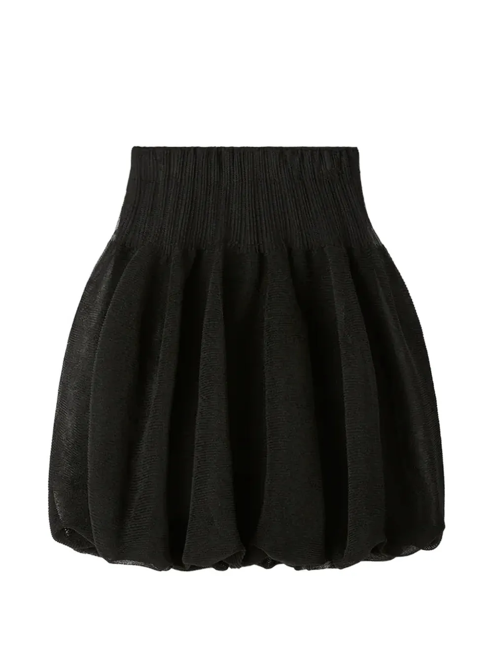 CFCL knit-waistband mini skirt - Schwarz