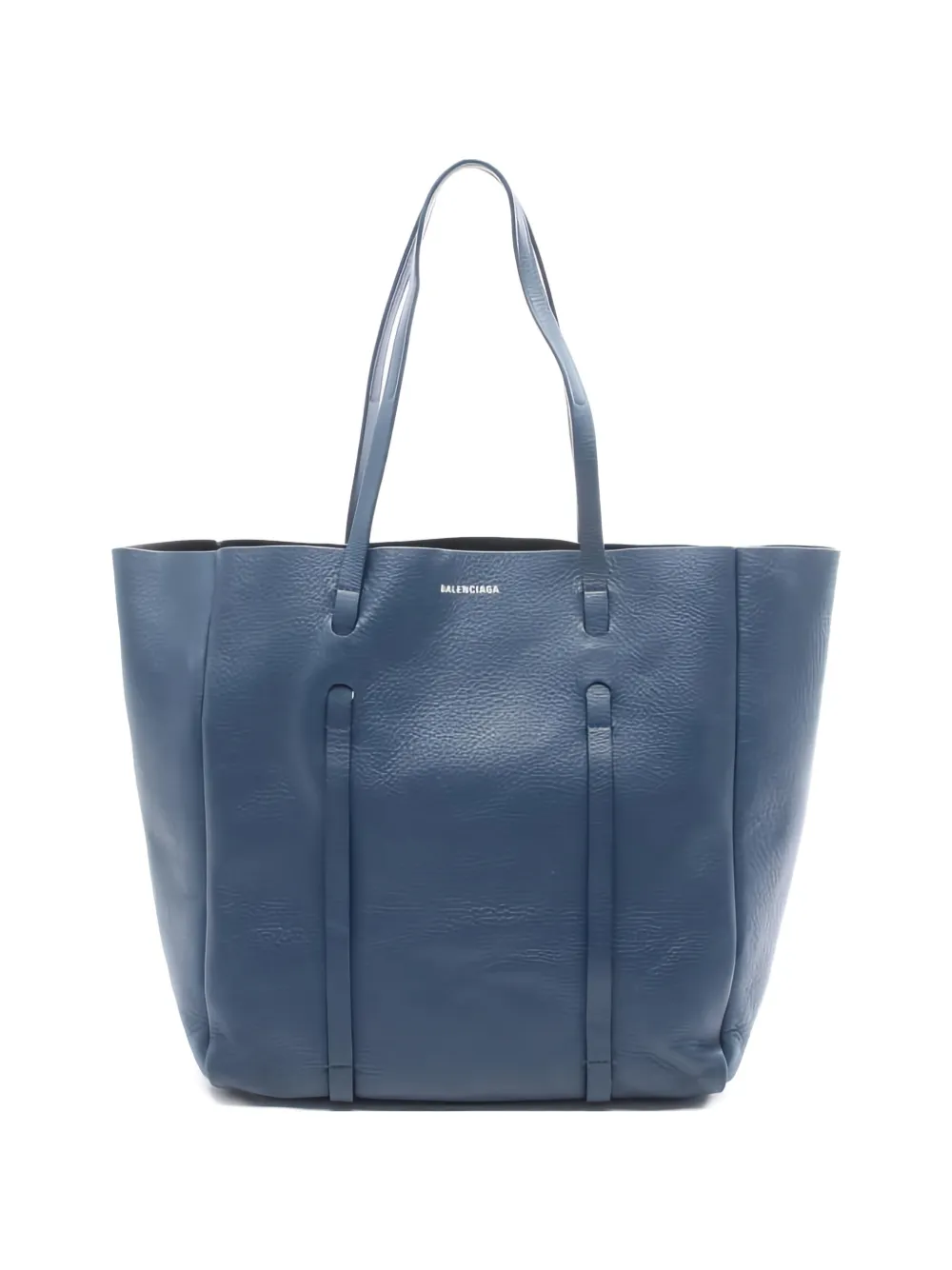 Balenciaga Pre-Owned 2000s leather tote bag - Blu