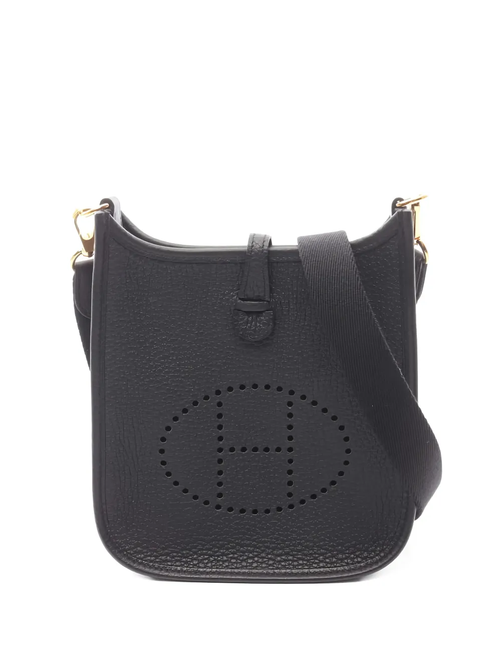 Hermès Pre-Owned 2025 leather shoulder bag - Nero