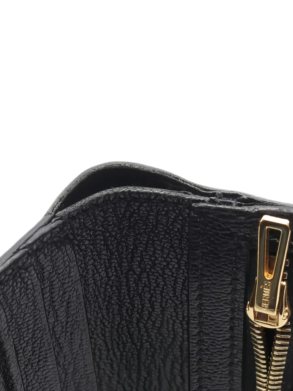 Hermès Pre-owned 2018 Bearn Bi-fold Wallet in Black, view 4