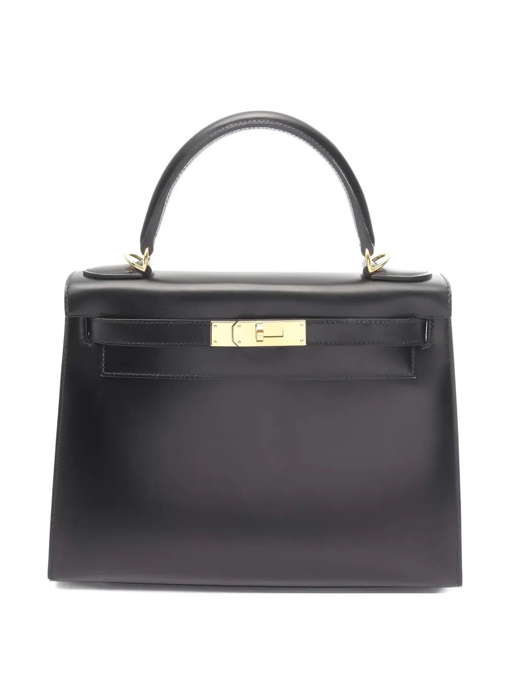 Hermès Pre-Owned 28 Kelly external-stitching tote bag - Nero