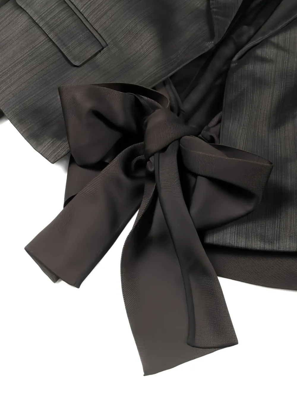 2010s Ribbon-Detail Blazer