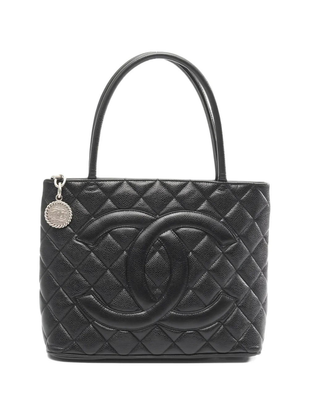 CHANEL Pre-Owned 2002-2003 quilted tote bag - Nero