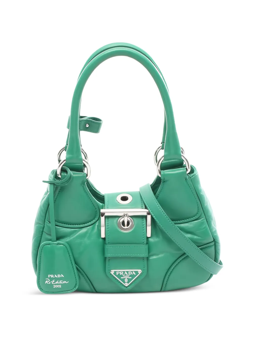 Prada Pre-Owned 2020 Moon leather shoulderbag - Verde