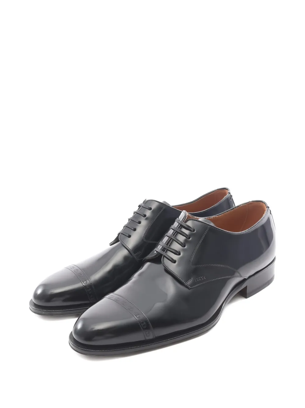 Christian Dior Pre-Owned logo leather shoes - Schwarz