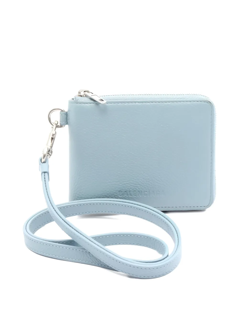 Balenciaga Pre-Owned 2000s small zip bi-fold wallet - Blu