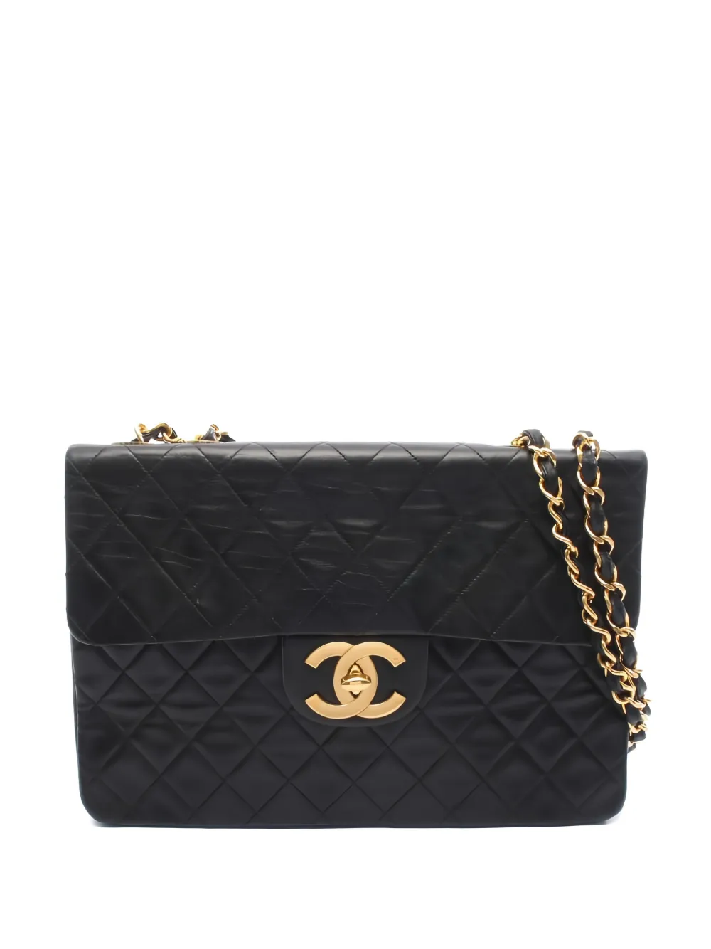 CHANEL Pre-Owned 1991-1994 chain flap shoulder bag - Nero