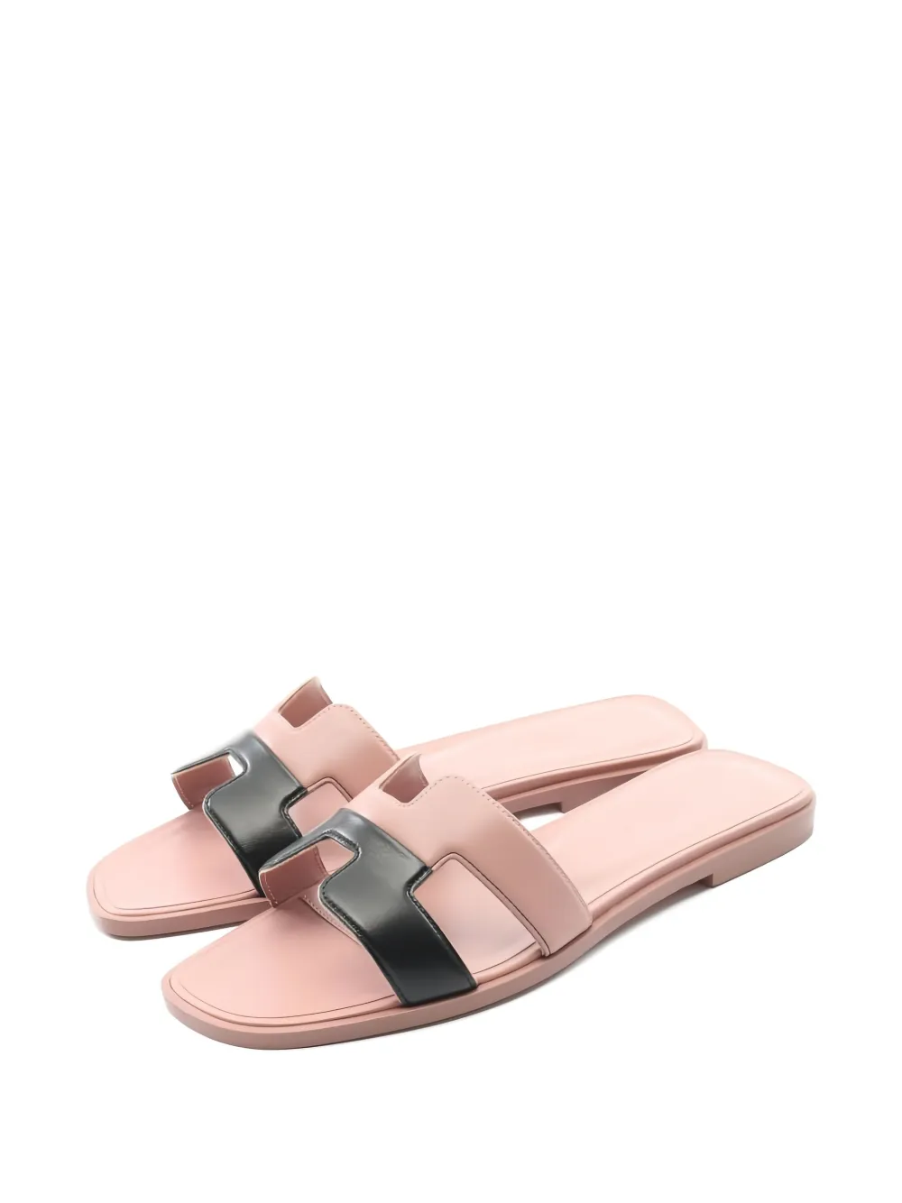 Hermès Pre-Owned 20s leather sandals - Rosa